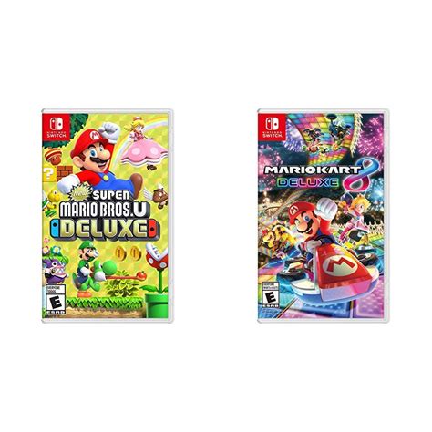 Amazon.com: New Super Mario Bros. U Deluxe - Nintendo Switch Bundle ...