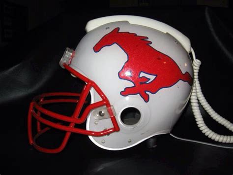 SMU Football Helmet phone 1976 | Collectors Weekly