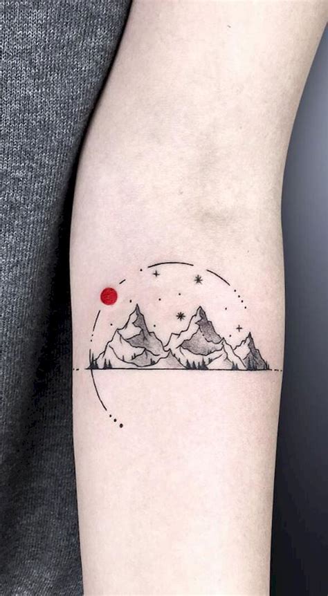 Bildresultat för mountain tattoo block | Minimalist tattoo, Tattoos, Trendy tattoos