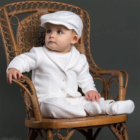 Elijah 3-Piece Set - Boys Christening Suit Baby Boy Christening Outfit, Christening Gowns ...