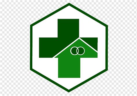 Green cross icon, Puskesmas Regency Bengkulu Health Logo, health, angle, leaf, rectangle png ...