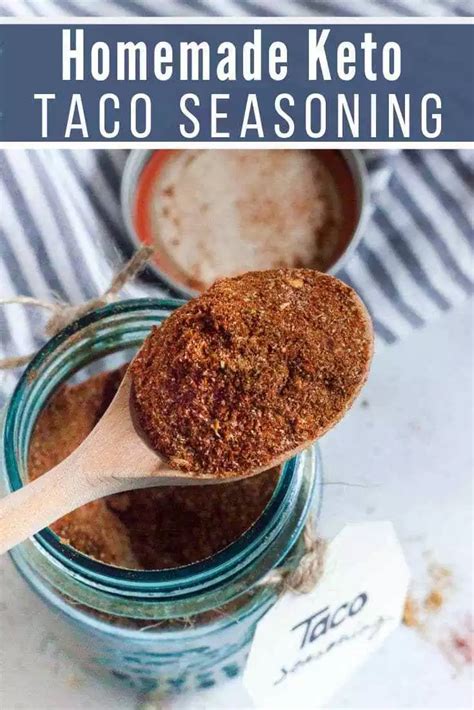 Homemade Keto Taco Seasoning {Low Carb} | Recipe | Keto taco seasoning, Taco seasoning, Homemade ...