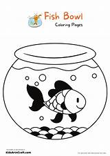 Fish Bowl Coloring Pages For Kids – Free Printables  Art & Craft sketch template