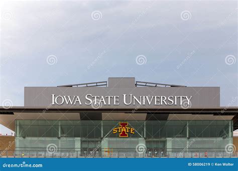 Jack Trice Football Stadium at Iowa State University Editorial Stock ...