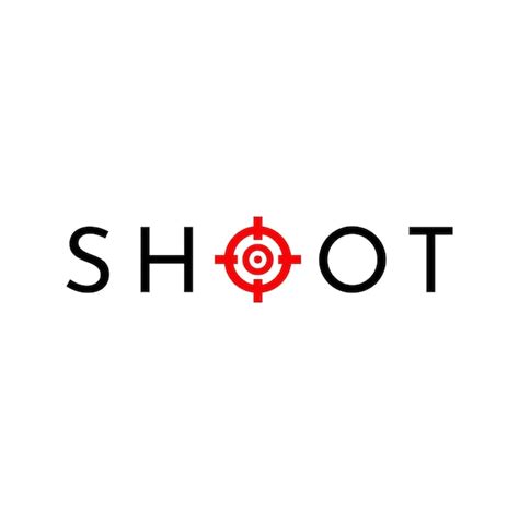 Premium Vector | Shooting target for the logo design concept