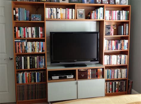 Billy library to entertainment center - IKEA Hackers - IKEA Hackers