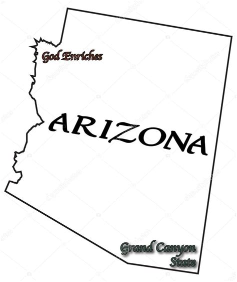 Arizona State Motto and Slogan Stock Vector Image by ©Davidscar #76046533