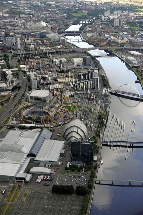 River Clyde, Glasgow from the Air. | River, Outdoor, Lake