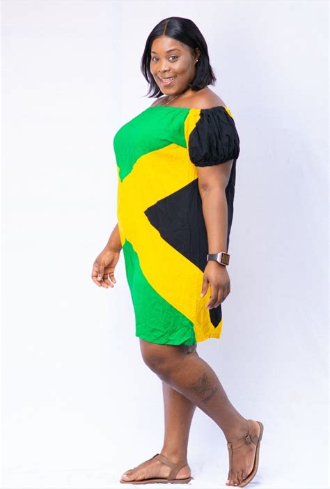 Jamaica Flag plus size dress | Everything Jamaica