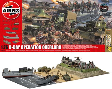 Airfix 1/76 D-Day Operation Overlord Giant World War 2 Gift Set A50162A