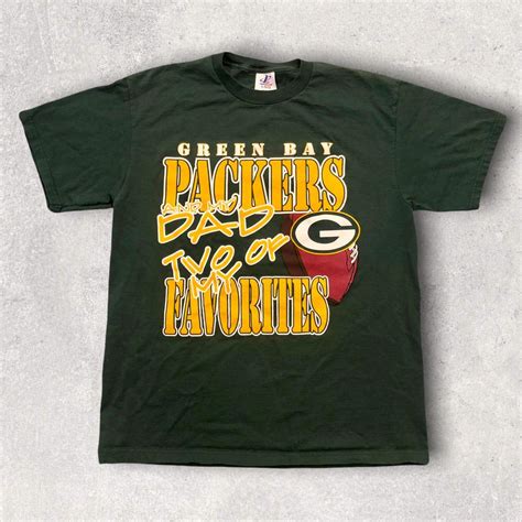 Vintage Green Bay Packers NFL Football “Dad” T... - Depop