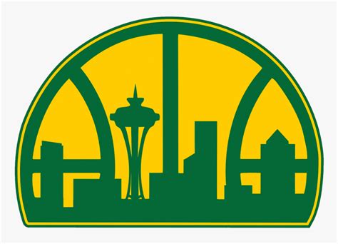 Seattle Supersonics Logo, HD Png Download - kindpng