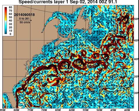 gulf stream 2014 current map - YouTube