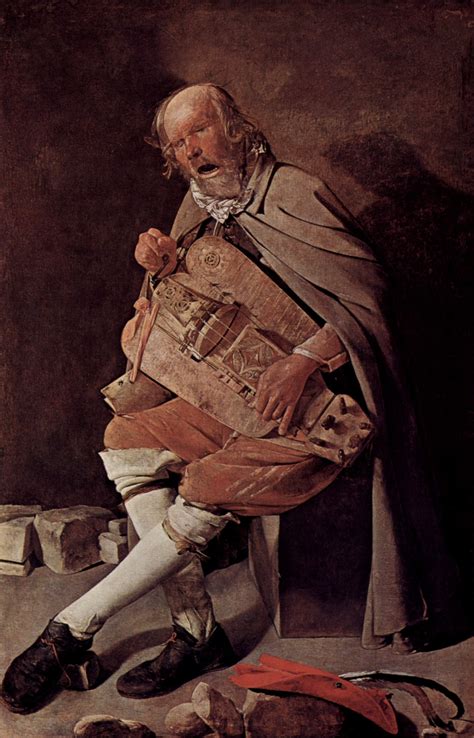 The Hurdy-Gurdy Player — Georges de la Tour – Biblioklept