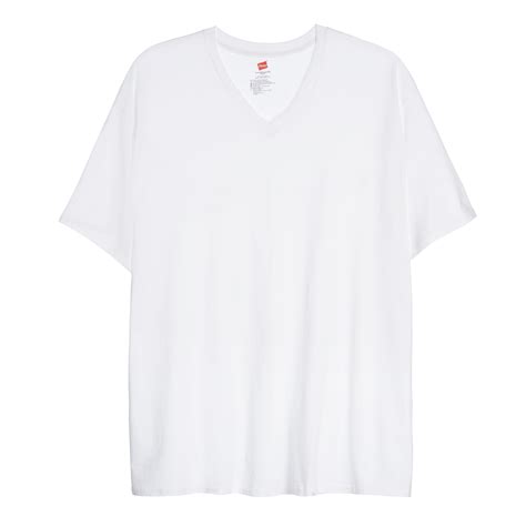 Hanes - Hanes Men's Ultimate Big and Tall V-Neck T-Shirt (Pack of 3 ...