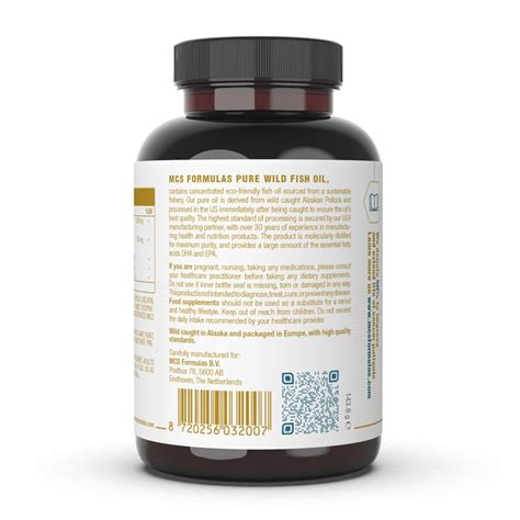 High Strength Omega 3 1000mg | Fish Oil Supplement-MSC Formulas