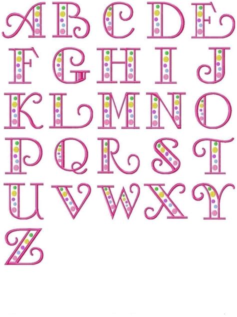 Hand Embroidery Alphabet Fonts Free Web Best Embroidery Fonts ...