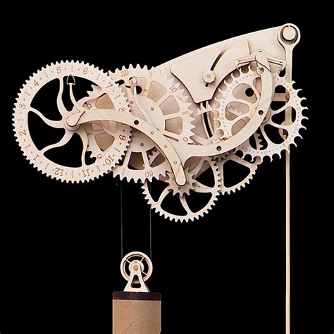 Wooden Mechanical Clock Kit