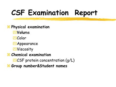 PPT - Cerebrospinal Fluid (CSF) Analysis for total protein PowerPoint ...