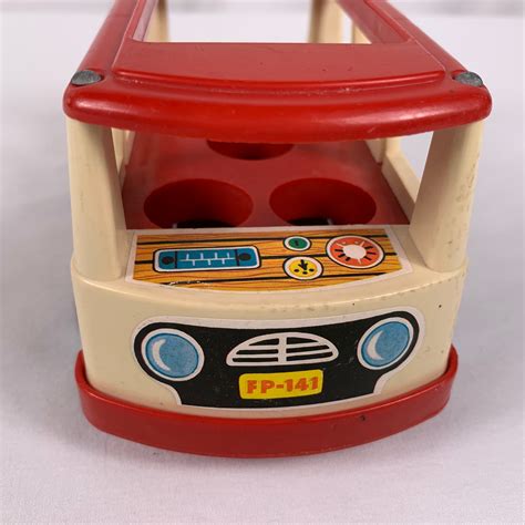 Vintage Fisher Price Little People Mini Bus - Etsy