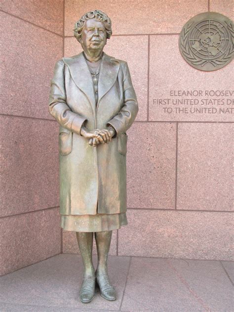 Eleanor Roosevelt sculpture, at the FDR memorial, Washington, D.C ...