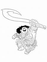 Moana 38 coloring Page sketch template