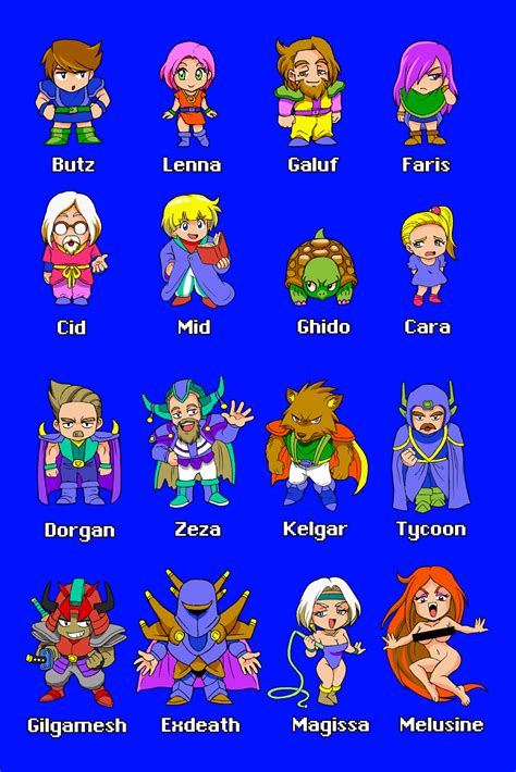 FFV Field Sprites by ObstinateMelon on DeviantArt