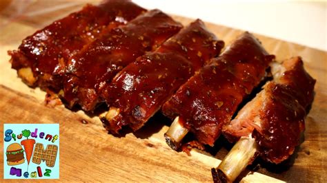 SLOW COOKED OVEN RIBS RECIPE - YouTube