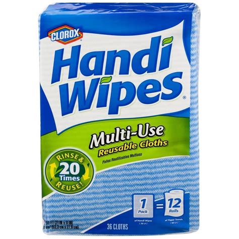 Clorox Handi Wipes 36Pack Multi -Use Reusable Cloths, Poly Cotton ...