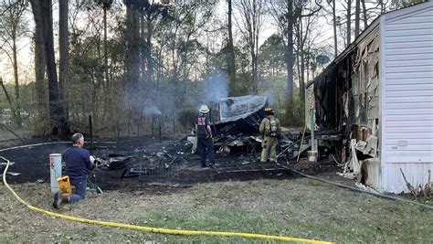 Beaufort mobile home park fire under investigation; 3 displaced