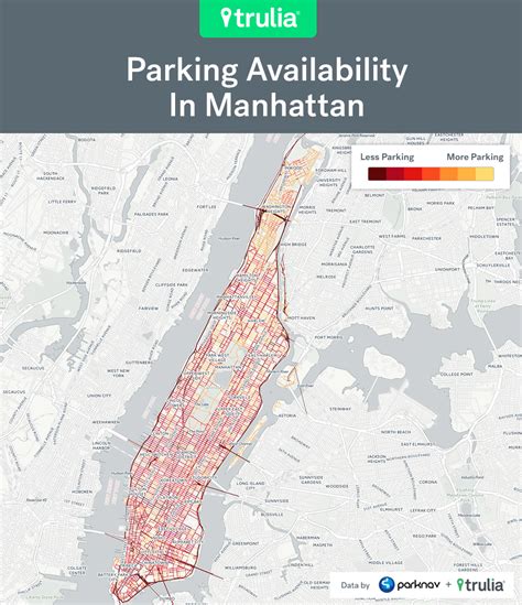 Manhattan Street Parking Map | Islands With Names