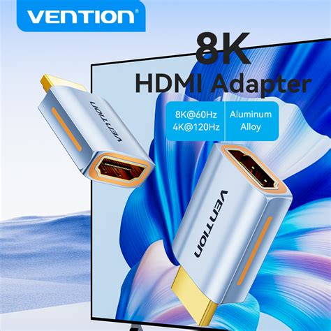 Vention HDMI Extender Adapter HDMI Female to Female Connector 4k HDMI 2 ...