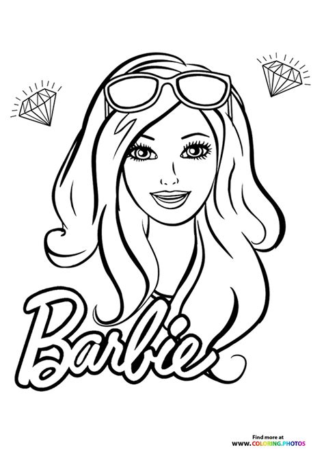 Barbie - Coloring Pages for kids | 100% free print or download