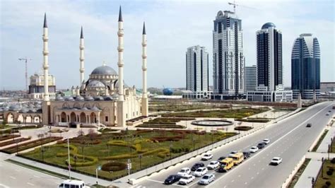 Grozny - tourist sights on the map