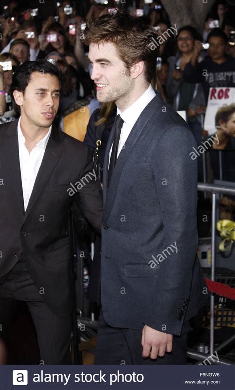 Robert Pattinson at the Los Angeles premiere of "The Twilight Saga: New ...