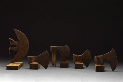 Medieval / Post-medieval Iron Collection of Five Axe Heads - Catawiki