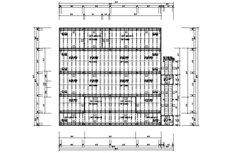 Second floor framing plan structure details of house dwg file - Cadbull