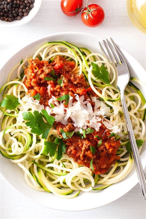 Paleo Spaghetti Bolognese With Zucchini Noodles - Irena Macri