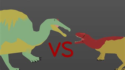 Spinosaurus vs Sinraptor - YouTube