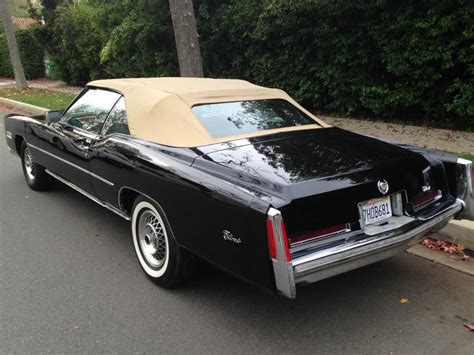 1976 Cadillac Eldorado Convertible Black on black for sale