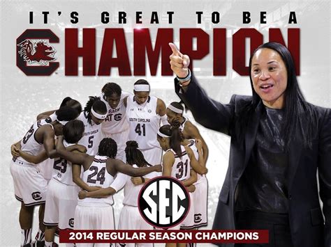 Lady Gamecocks Basketball SEC Champs!