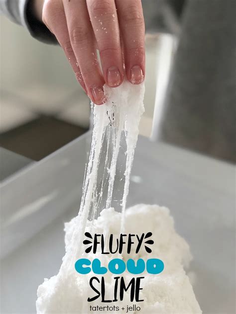 How to Make Fluffy Cloud Slime - a softer, fluffier slime it's So fun to make!