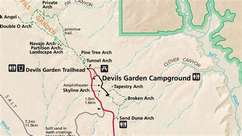 Arches National Park Map (PDF) • PhotoTraces