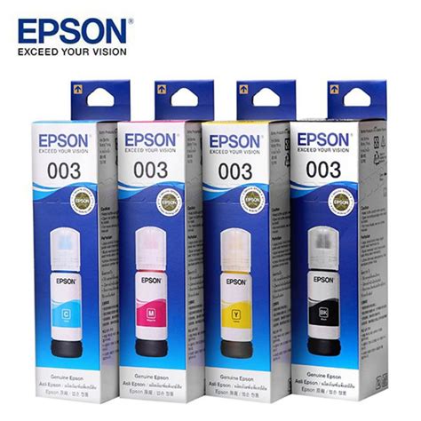 Epson Original 003 Ink L3110/L3150/L5190/L3116/L3156/L1110/V100/V200 ...