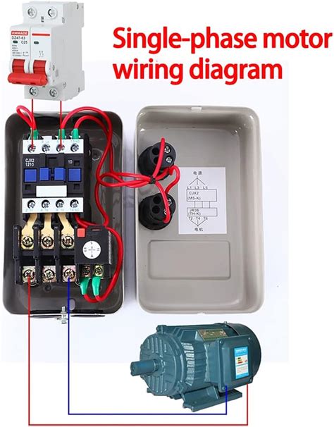 QL-LINRUN Single Phase Magnetic Electric Motor Starter Control India | Ubuy