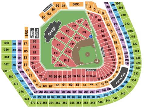 Oriole Park At Camden Yards Seating Map - California State Map