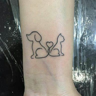 27 Best Cat & Dog Tattoo Designs | Page 3 of 5 | The Paws