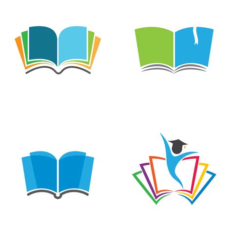 Book logo images set 2085594 Vector Art at Vecteezy