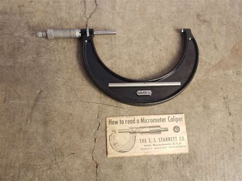 Starrett Micrometer Caliper with Standard - Ascent Auction