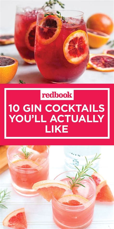 10 Cocktails That Will Actually Make You Like Gin | Gin drink recipes, Gin recipes, Gin cocktail ...